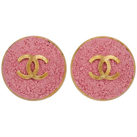 chanel pink earrings|Chanel earrings glastonbury.